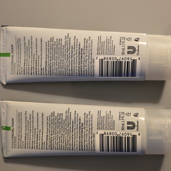 (J20) Pond's Pure Detox Facial Cleanser - 1.7 fl oz x2 Tubes - Picture 2 of 2